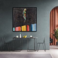 Abstract Woman II Yağlı Boya Dokulu Tablo