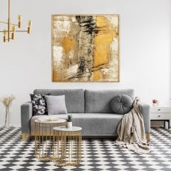 Color of Gold Yağlı Boya Dokulu Tablo
