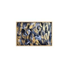 Golden Wings Yağlı Boya Dokulu Tablo