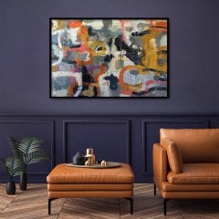 Color Faces Yağlı Boya Dokulu Tablo