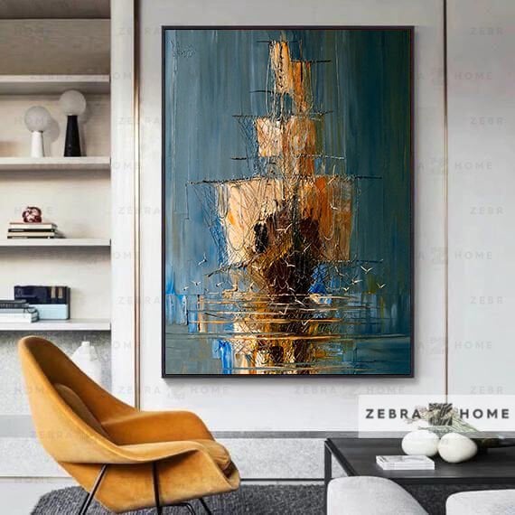 Yağlı Boya Dokulu Tablo