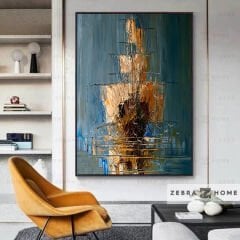 Yağlı Boya Dokulu Tablo