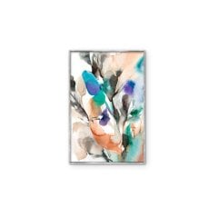 Abstract Flower Yağlı Boya Dokulu Tablo