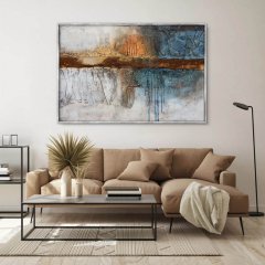 Abstract Earth Yağlı Boya Dokulu Tablo