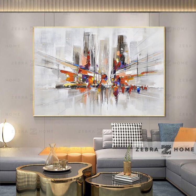 Yağlı Boya Dokulu Tablo