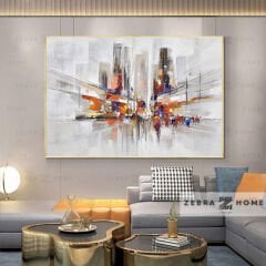 Yağlı Boya Dokulu Tablo