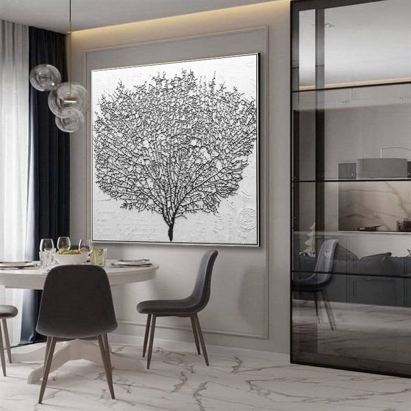 Kabartma Varaklı Ağaç Tablo