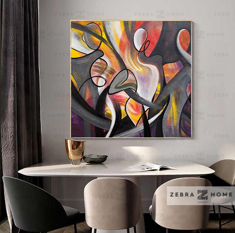 Yağlı Boya Dokulu Tablo