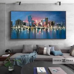 Yağlı Boya Dokulu Tablo