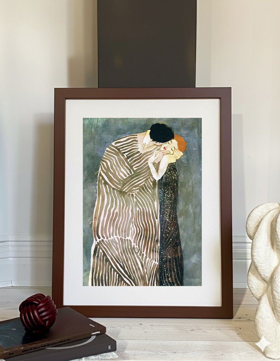 Yağlı Boya Dokulu İnsanlar Tablo