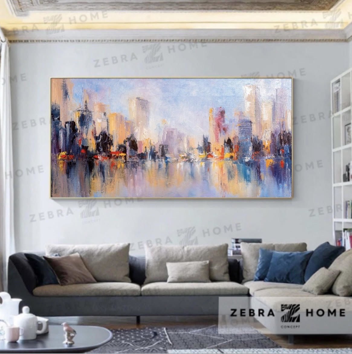 Yağlı Boya Dokulu Tablo