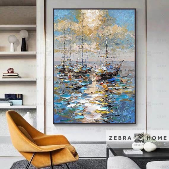 Yağlı Boya Dokulu Tablo