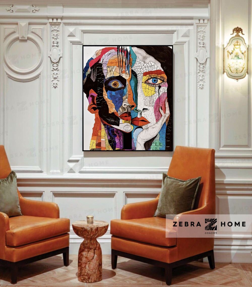 Yağlı Boya Dokulu Kadın Tablo